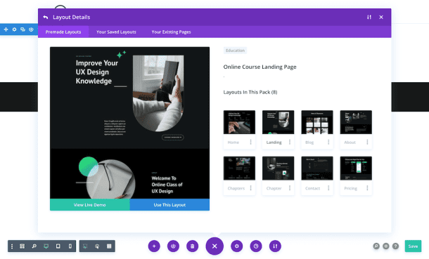 Get a FREE Online Course Layout Pack for Divi