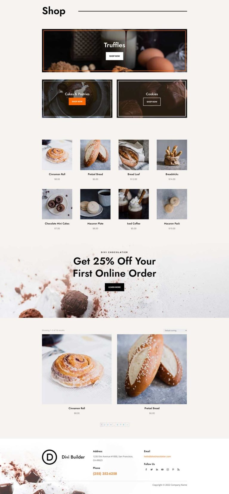 Get A Free Chocolatier Layout Pack For Divi