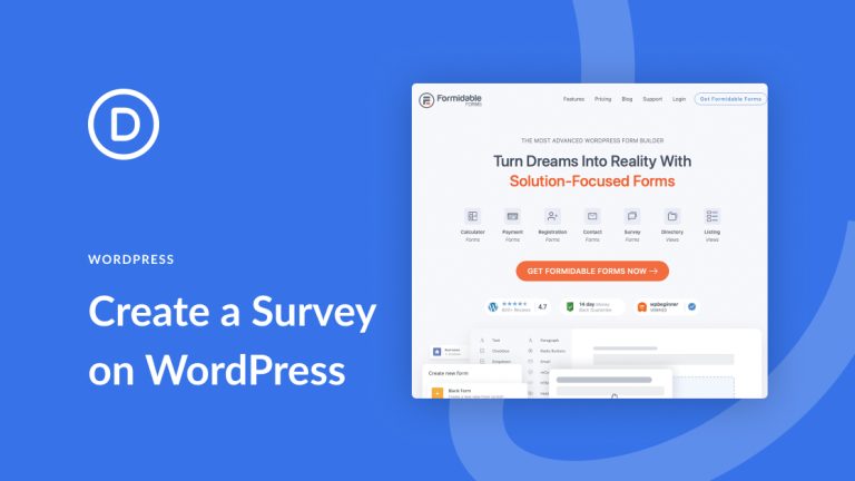 Create a Survey on WordPress