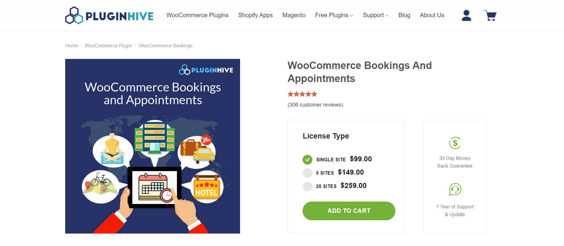 WooCommerce Bookings & Appointments - PluginHive LP - July 2024