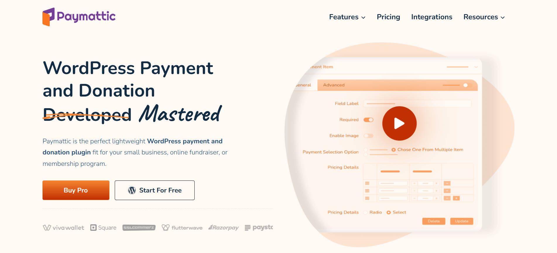 Paymattic Homepage - November 2024