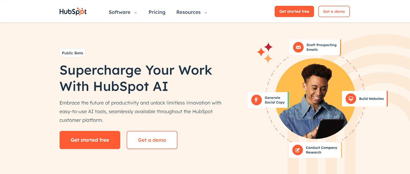 HubSpot AI Sales Email Writer