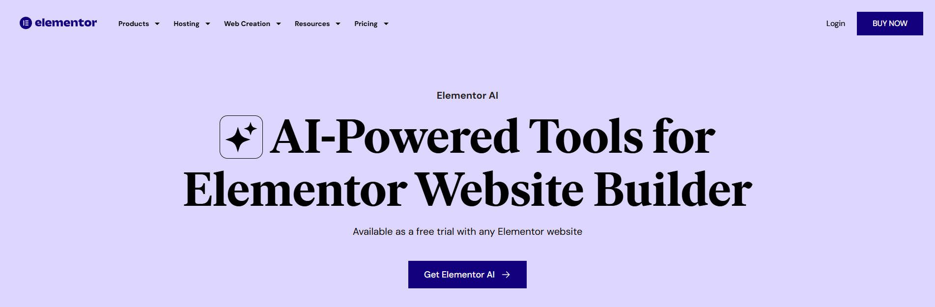 Elementor AI - Homepage - Jan 2025