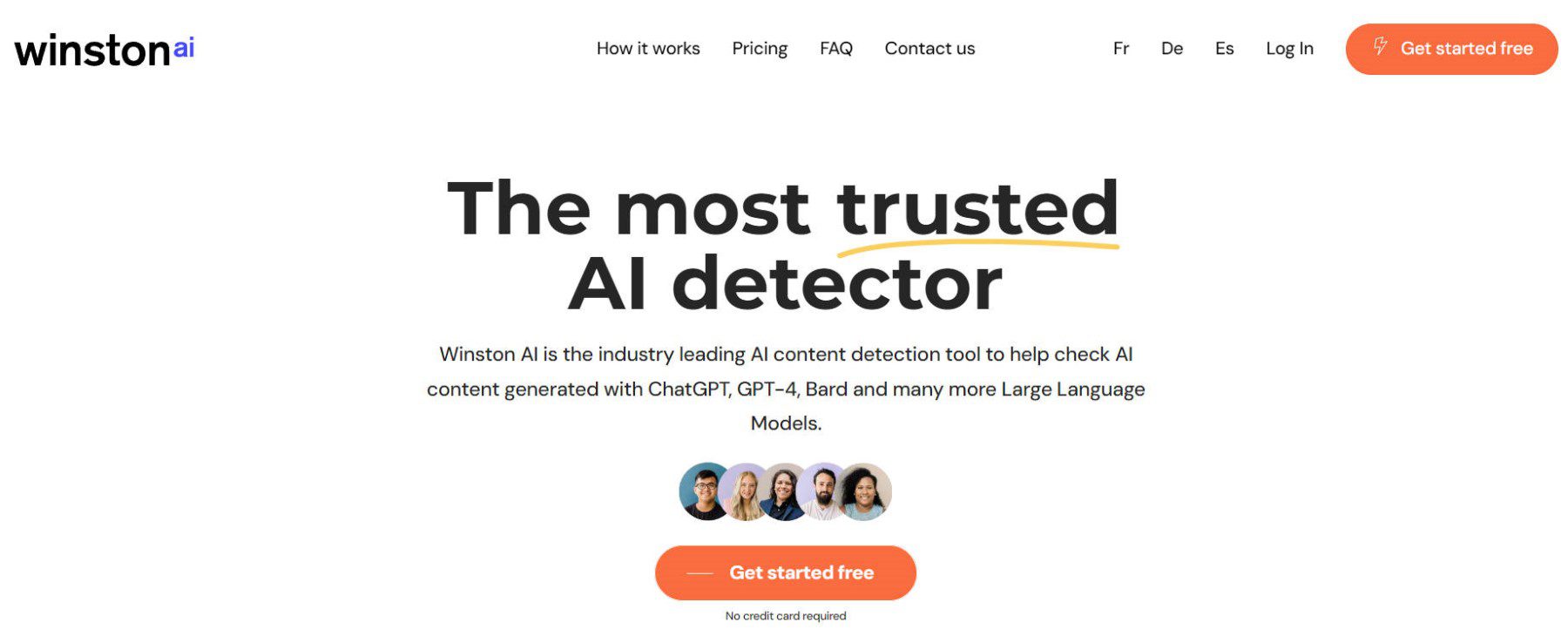 Winston AI - Homepage - January 2024