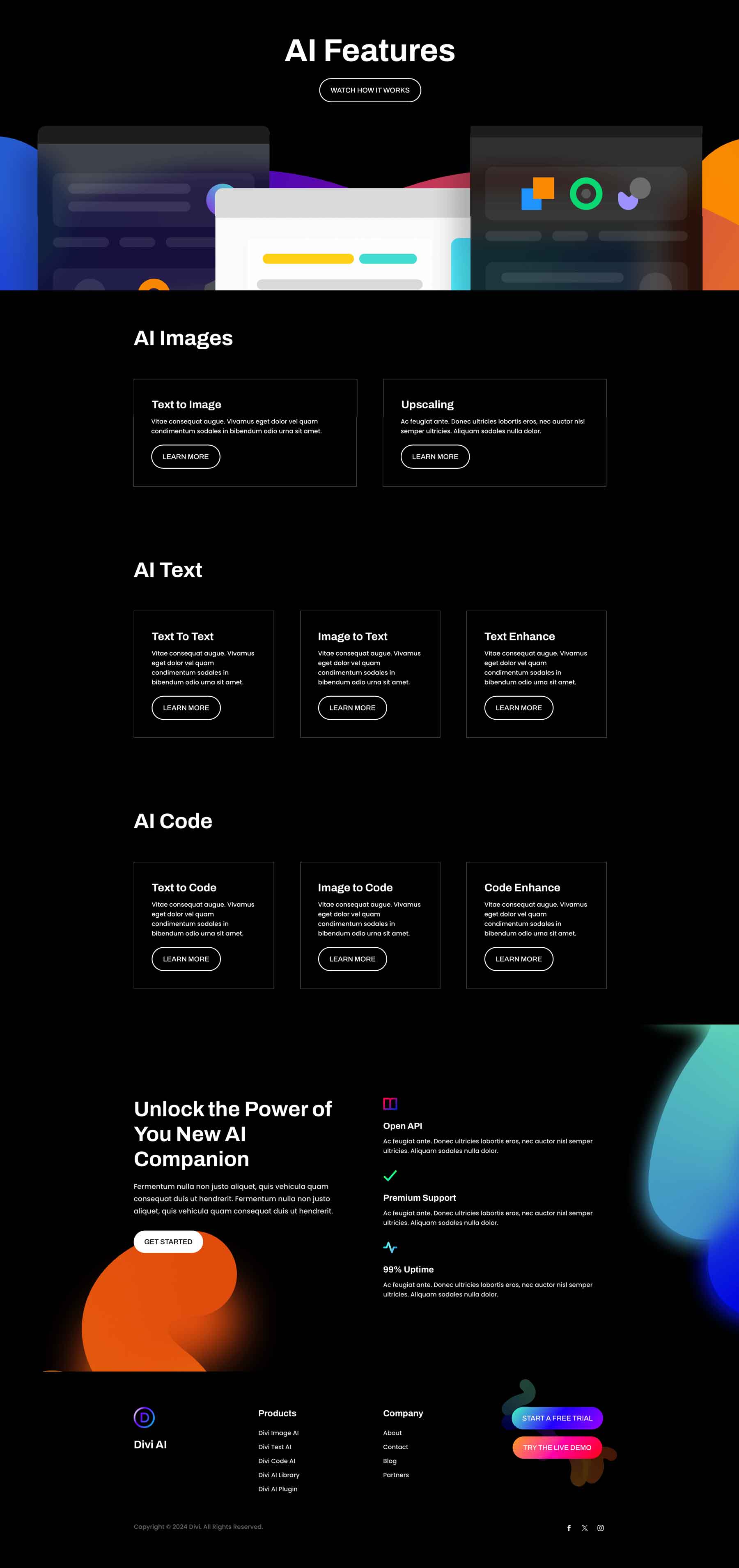 AI Layout Pack for Divi