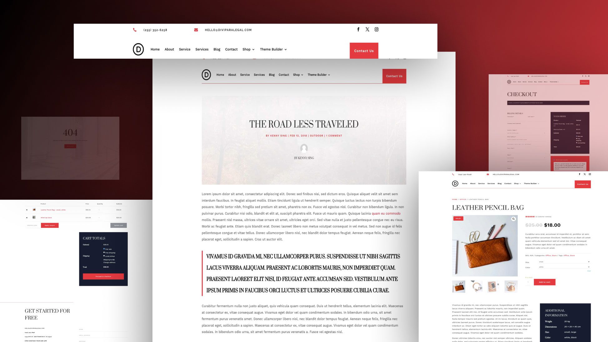 Download a Free Paralegal Theme Builder Pack for Divi
