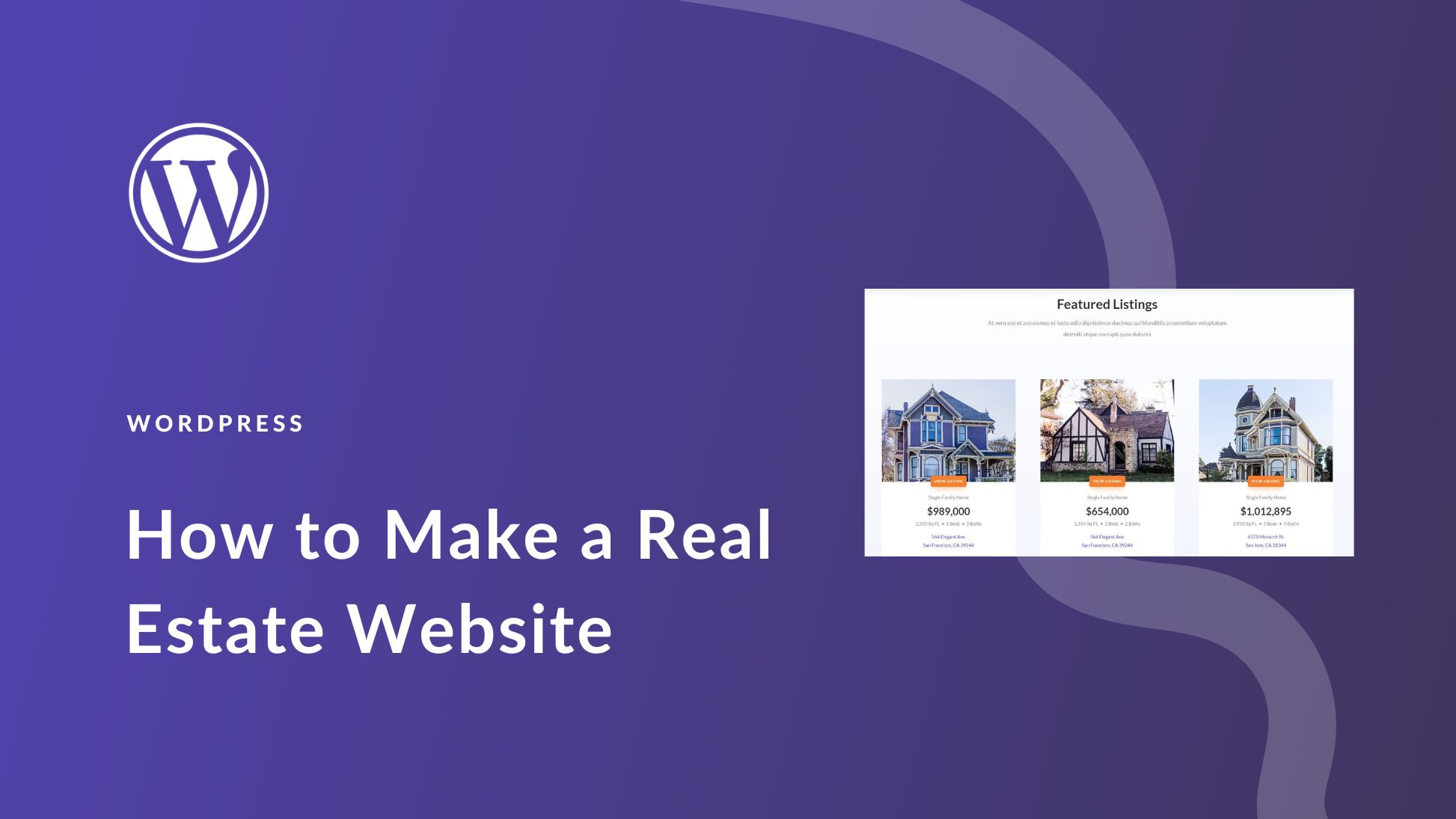 How to Make a Real Estate Website with WordPress in 2024