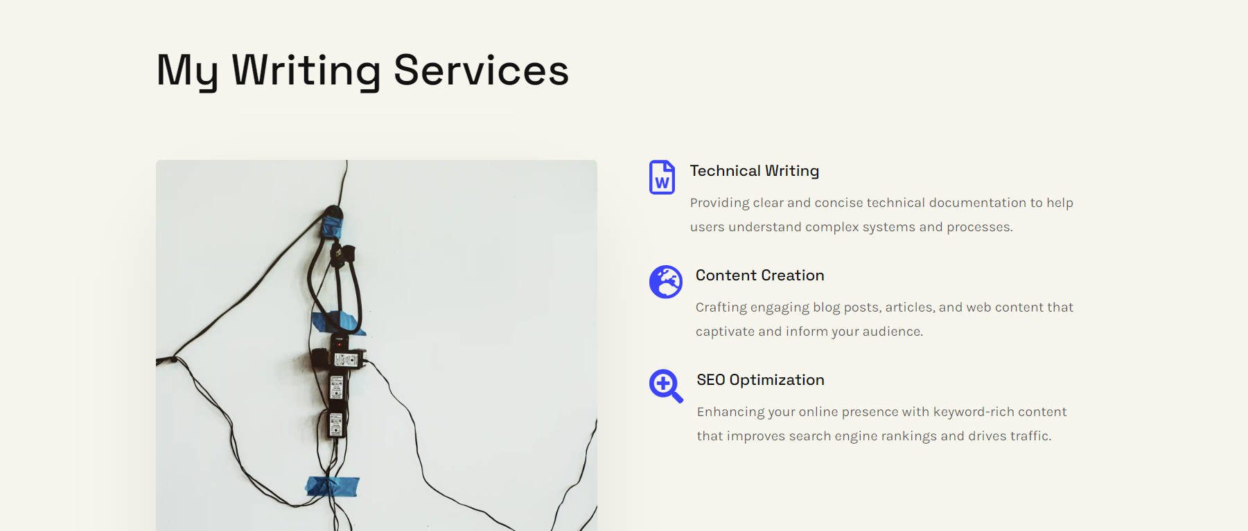 AI Created Section - Example for B2B Writing Services