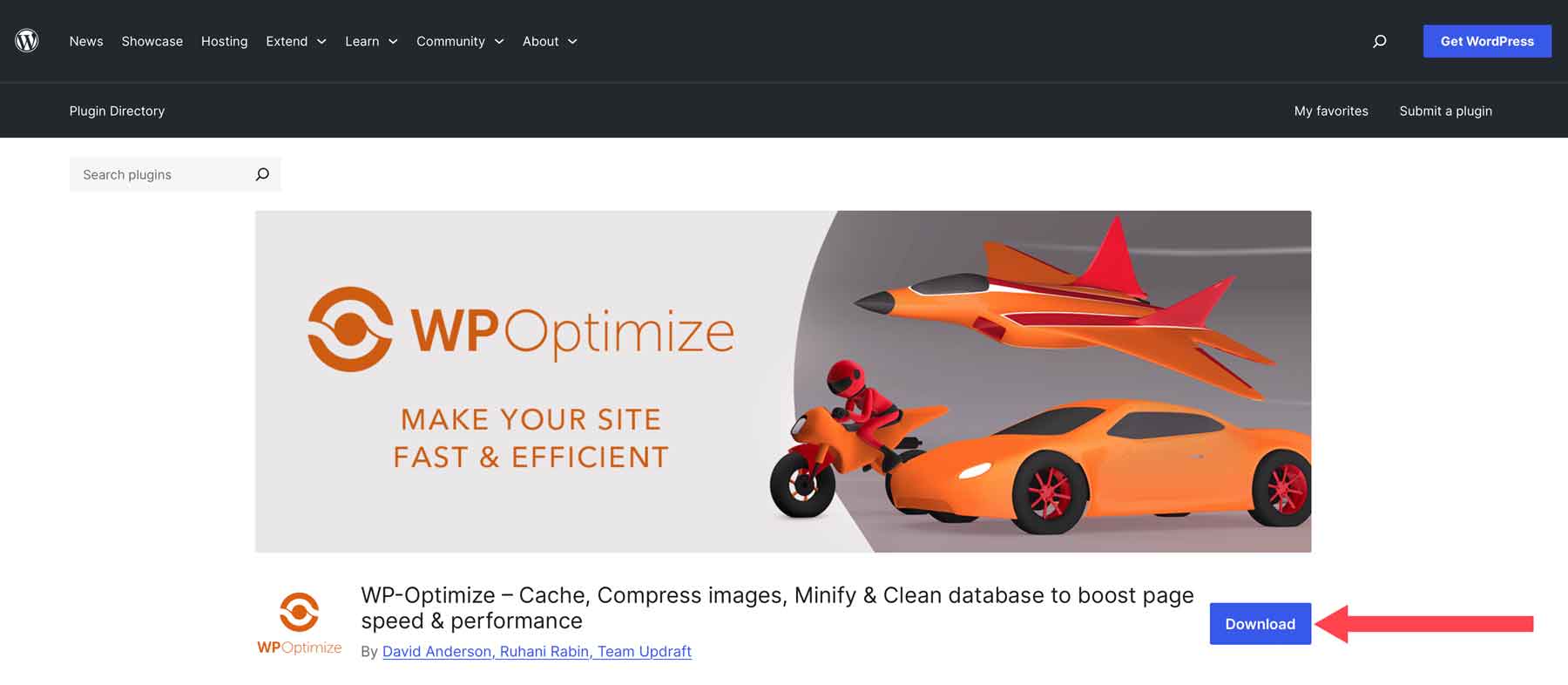 download WP-Optimize