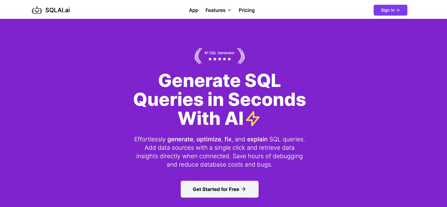 SQLAI - best AI coding assistants