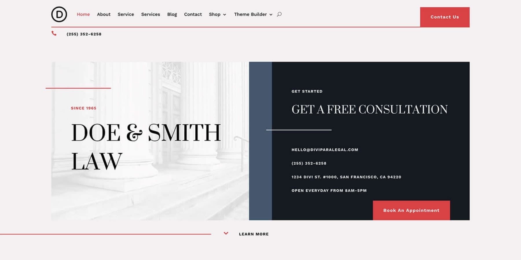 law firm starter site