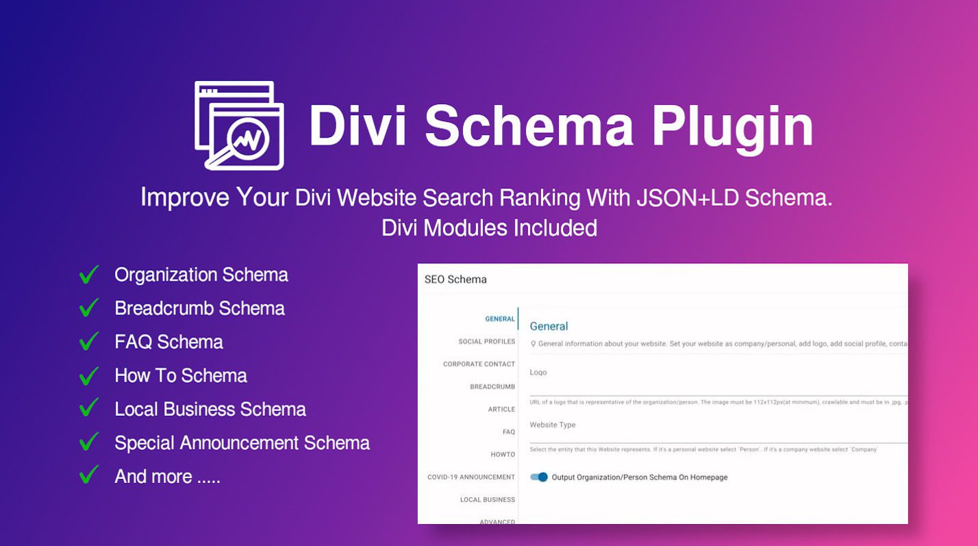 Divi Schema Plugin