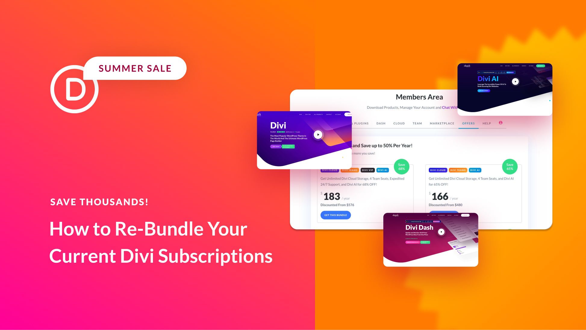 How To Re-Bundle Your Current Divi Subscriptions & Save Thousands