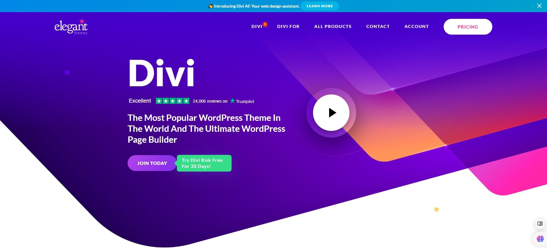 wordpress divi theme