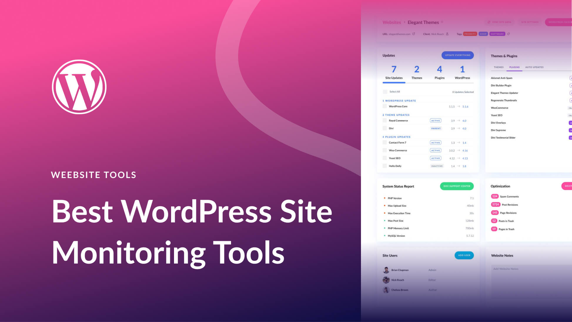 10 Best WordPress Site Monitoring Tools in 2024