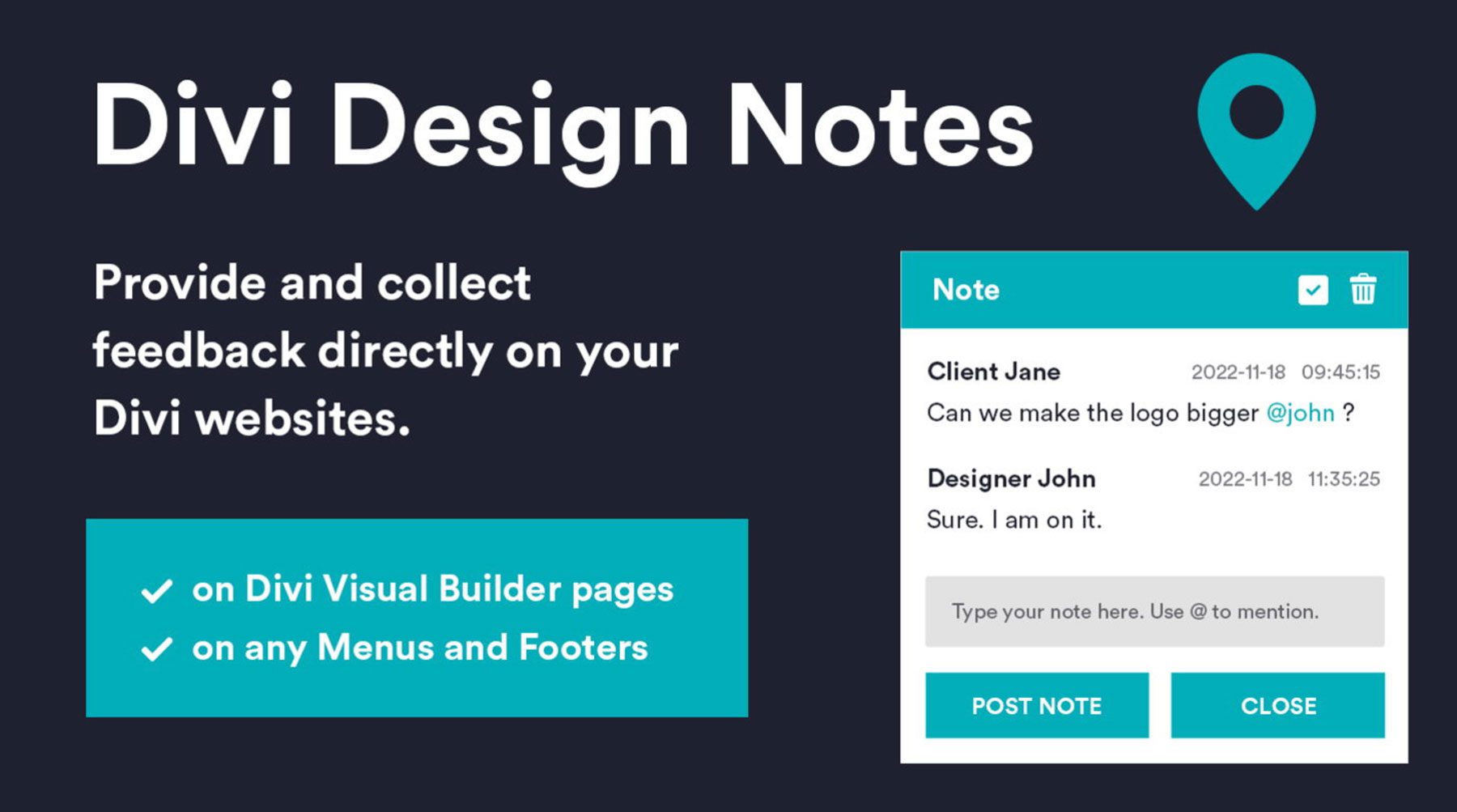 Divi Design Notes