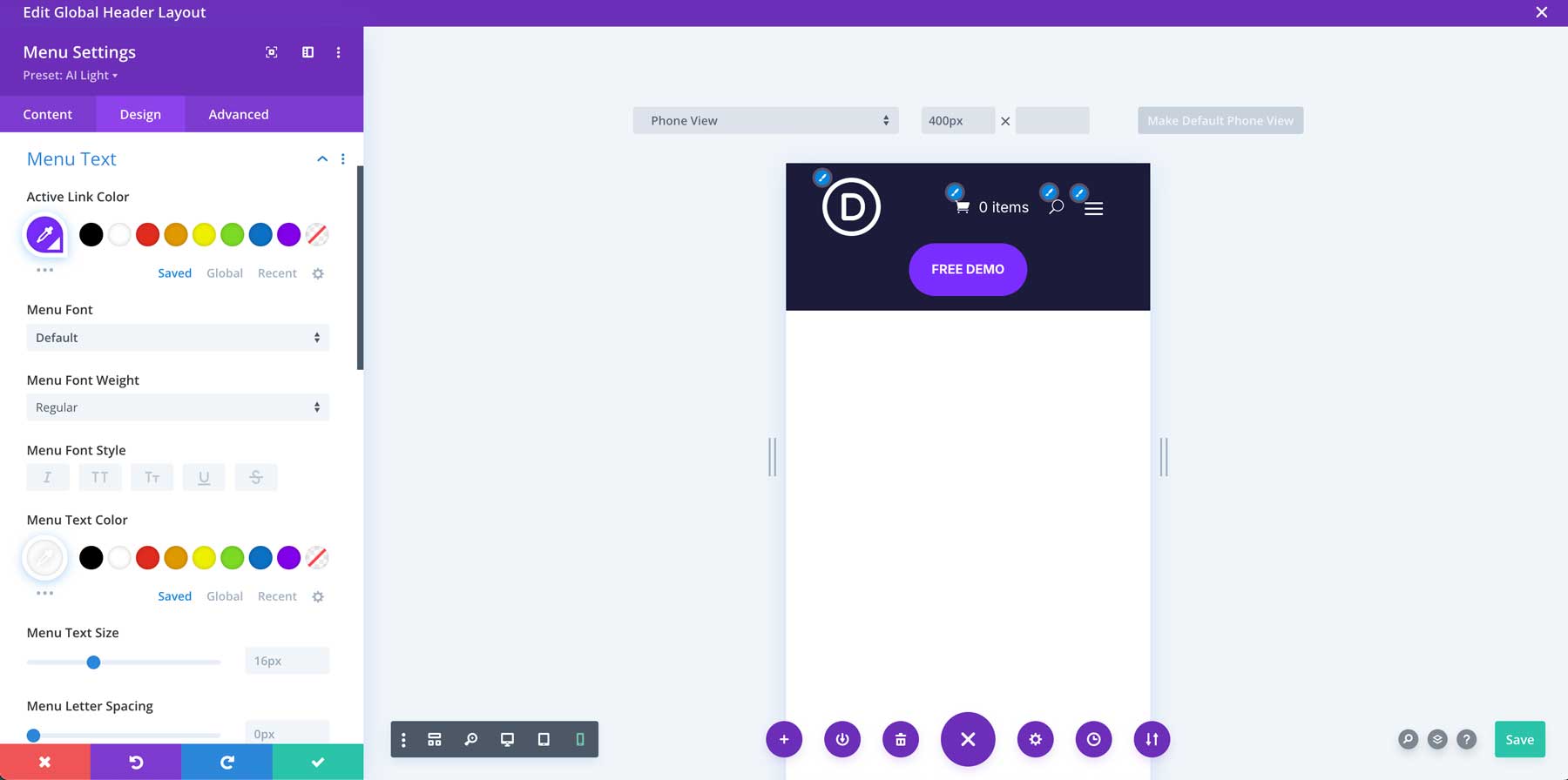 AI starter site for Divi