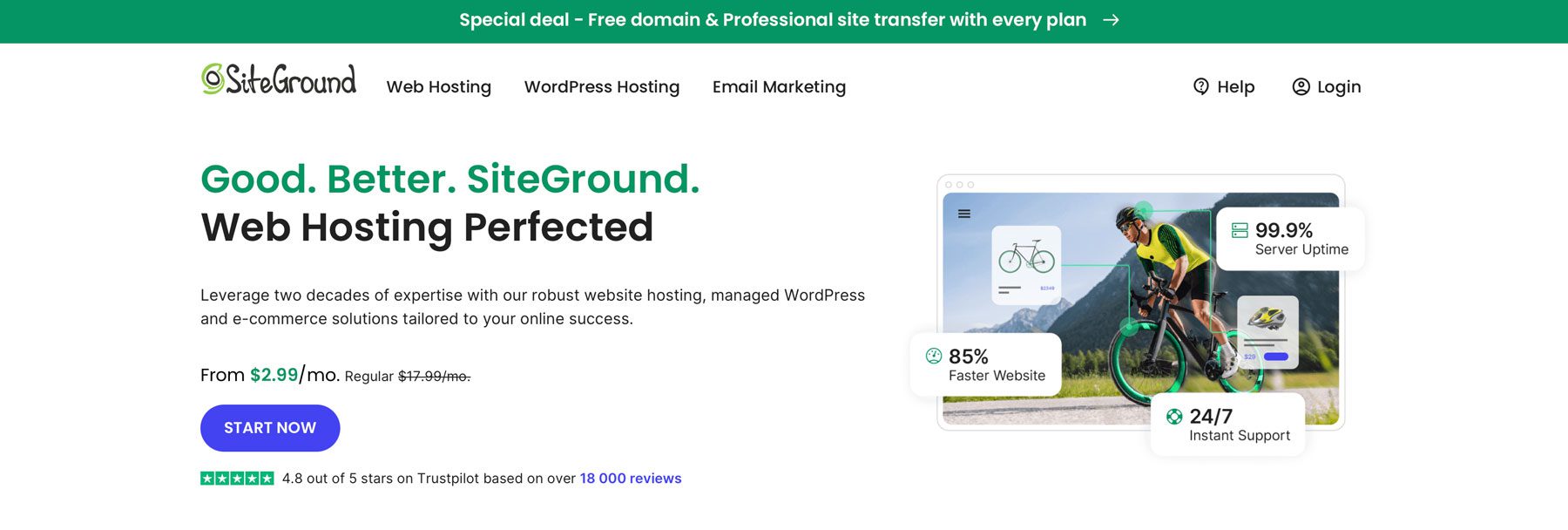 SiteGround reseller hosting