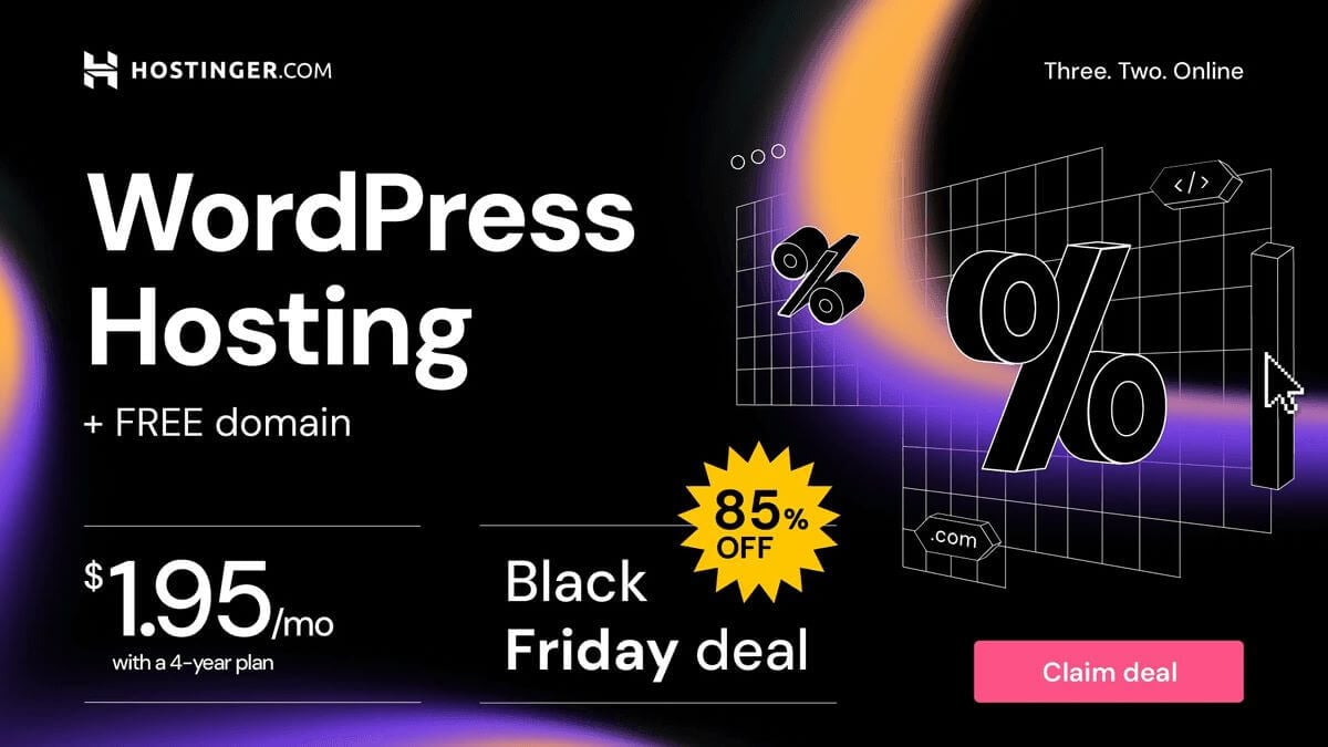 Hosting Black Friday Deal Promo Image 2024