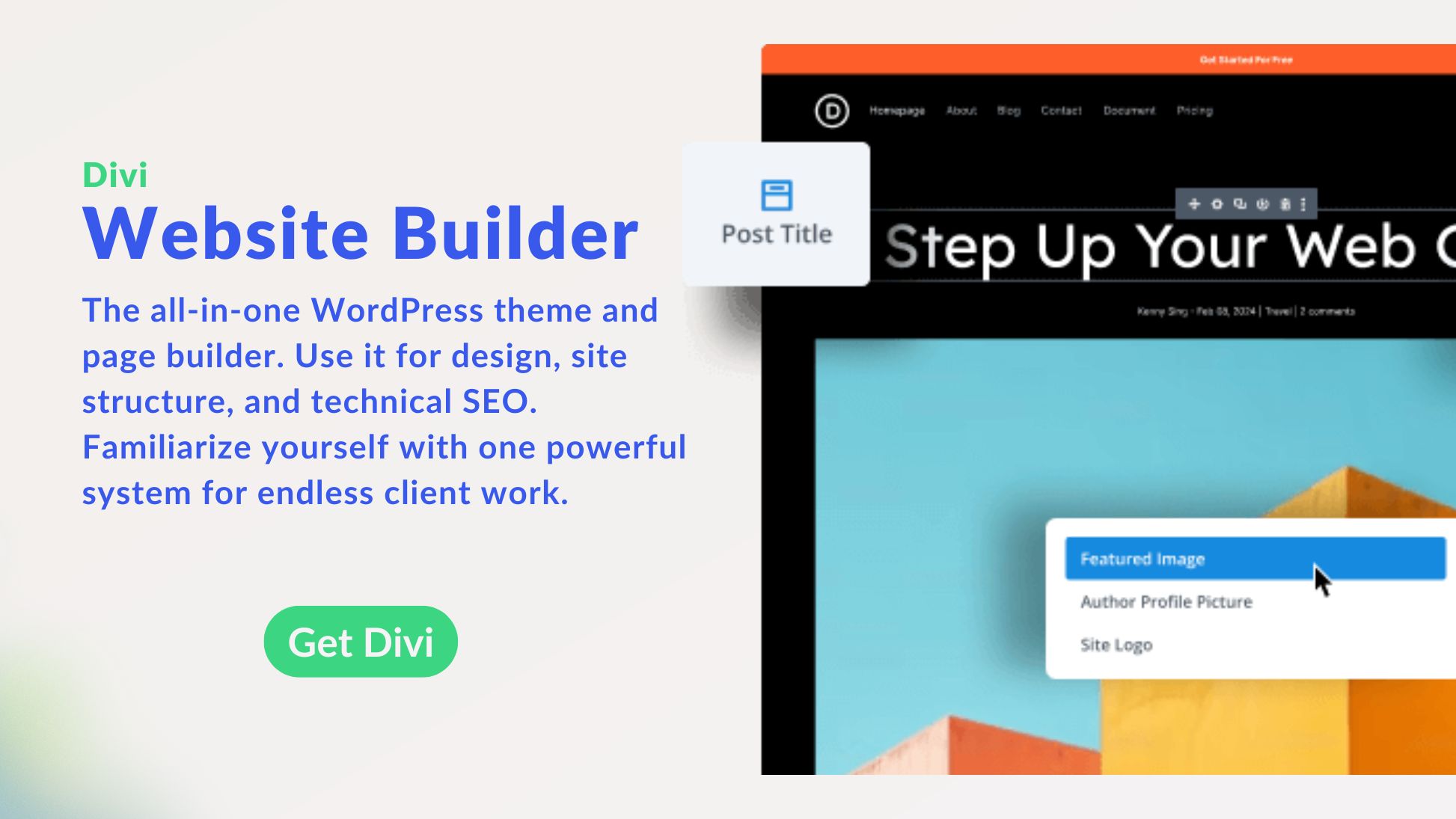 Divi Website Builder for Agencies and SEOs