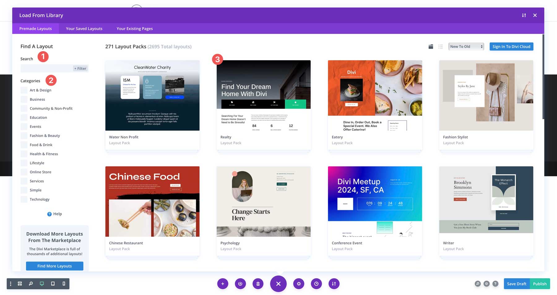 Divi layout packs