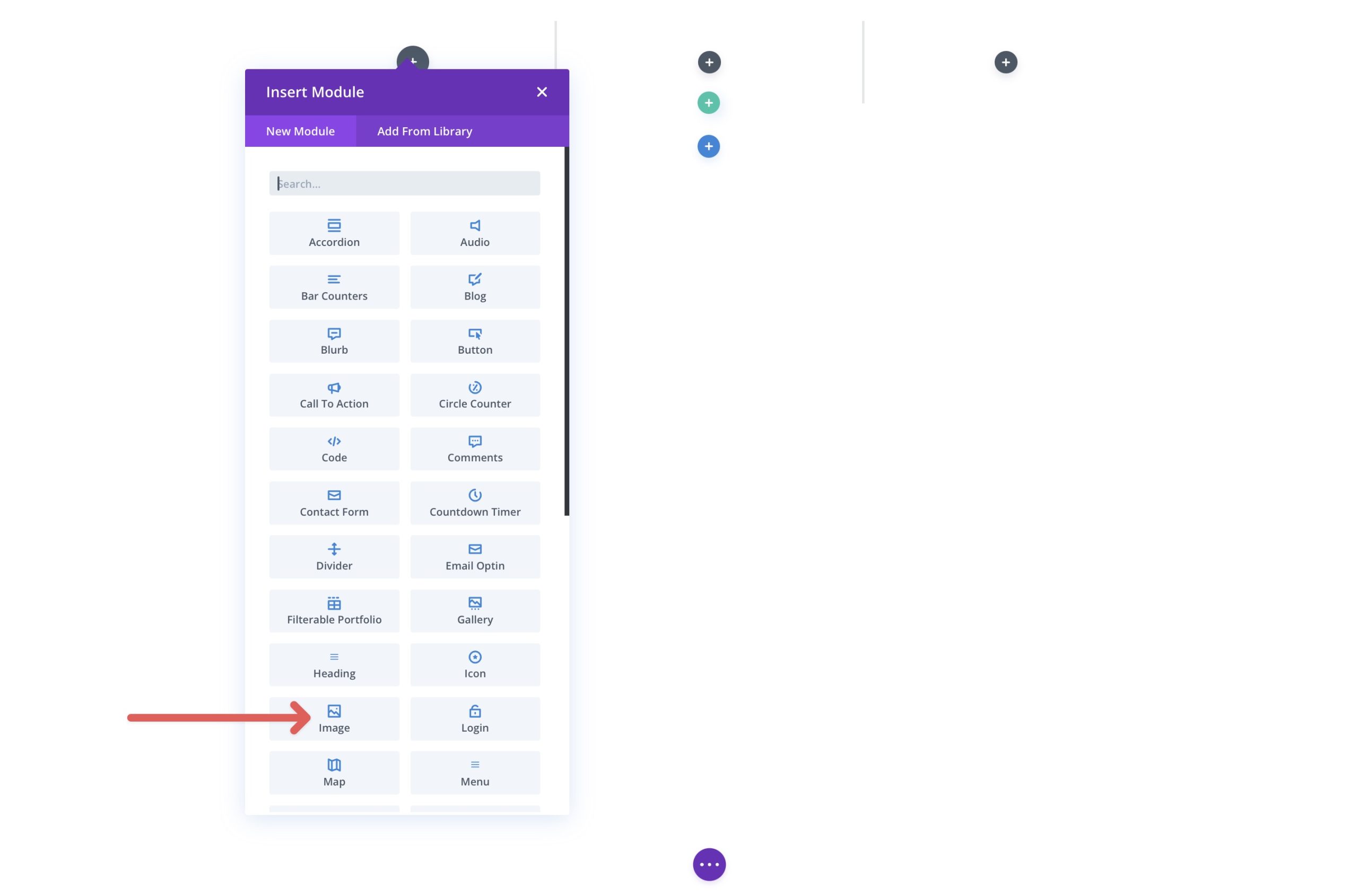 Divi image module