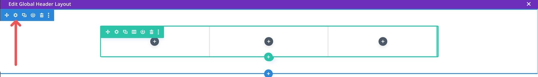 Divi section settings