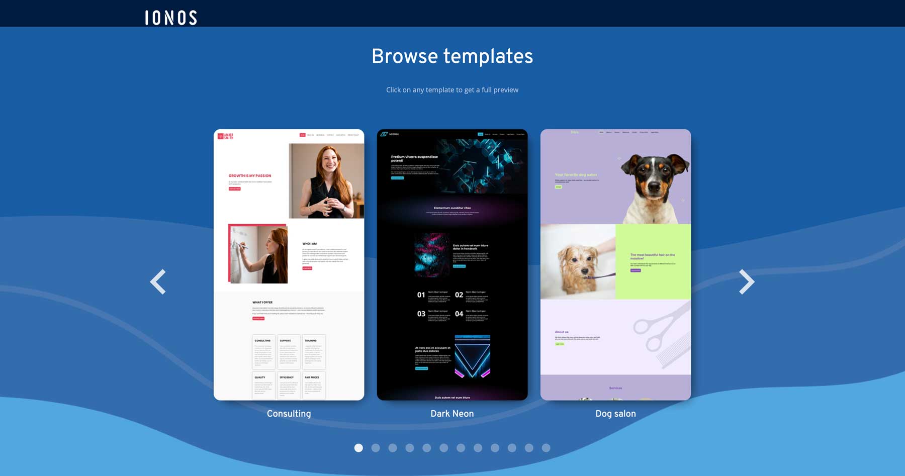 IONOS templates