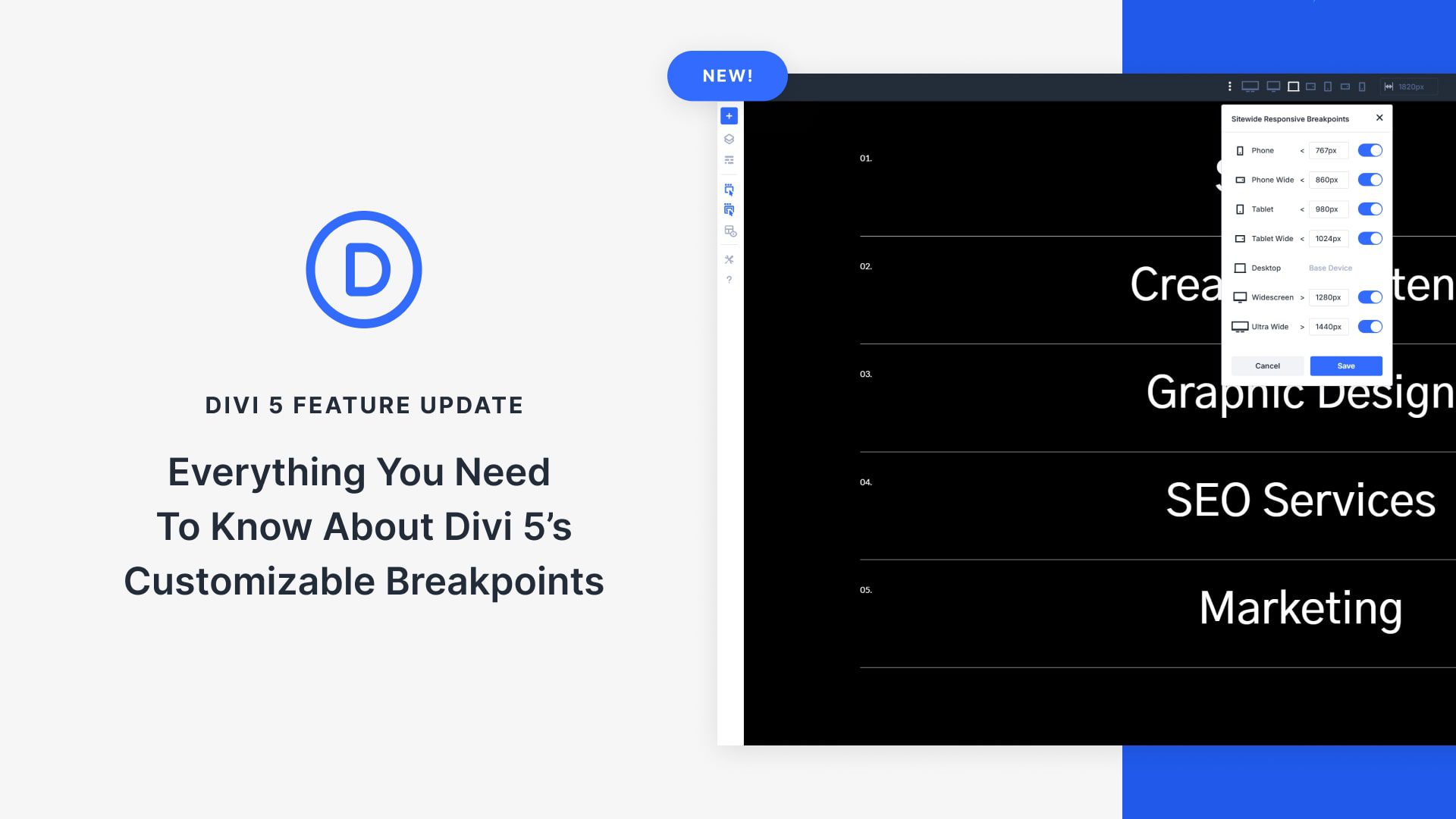 Everything You Need To Know About Divi 5’s Customizable Breakpoints