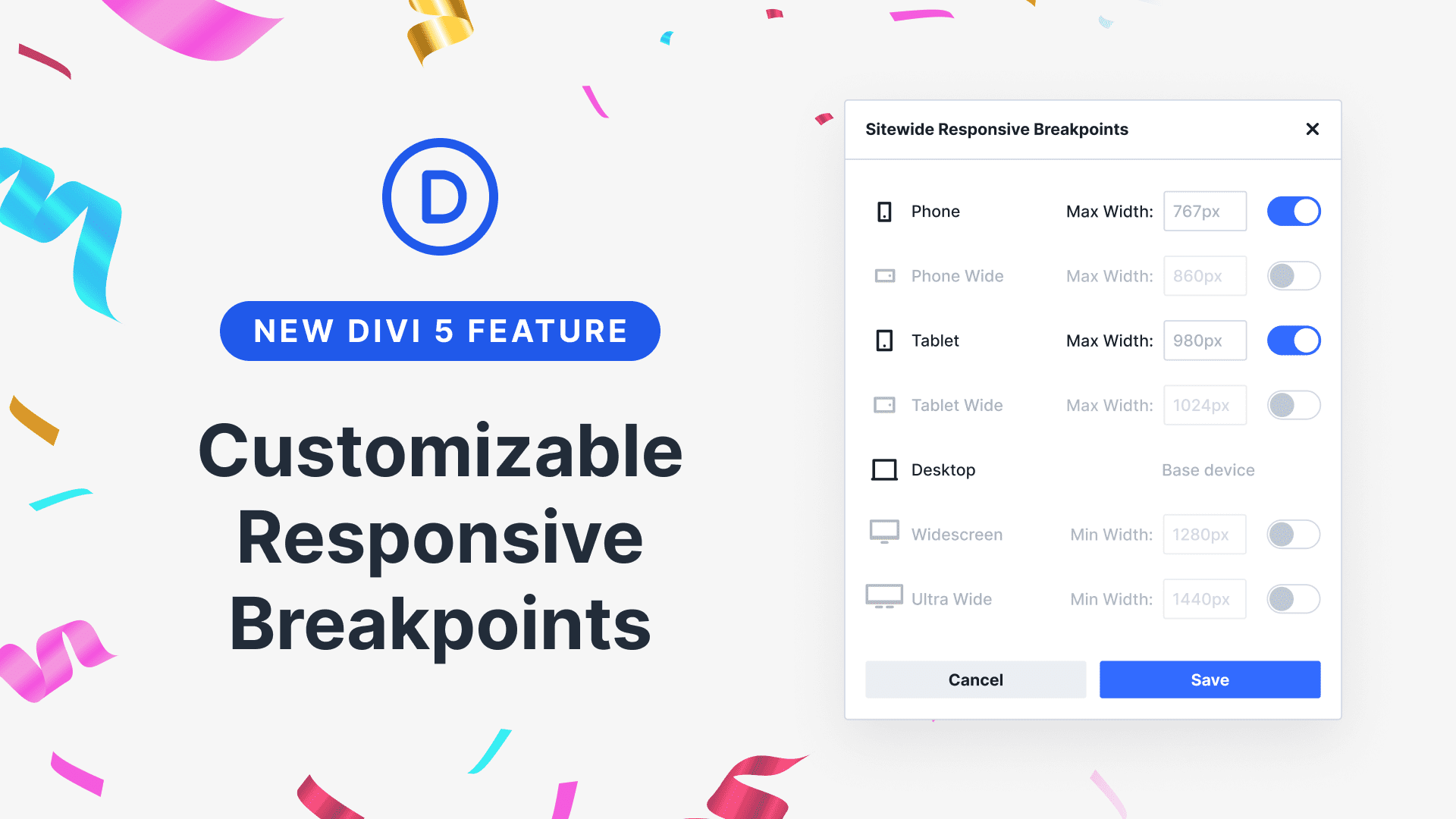 Introducing Customizable Responsive Breakpoints For Divi 5