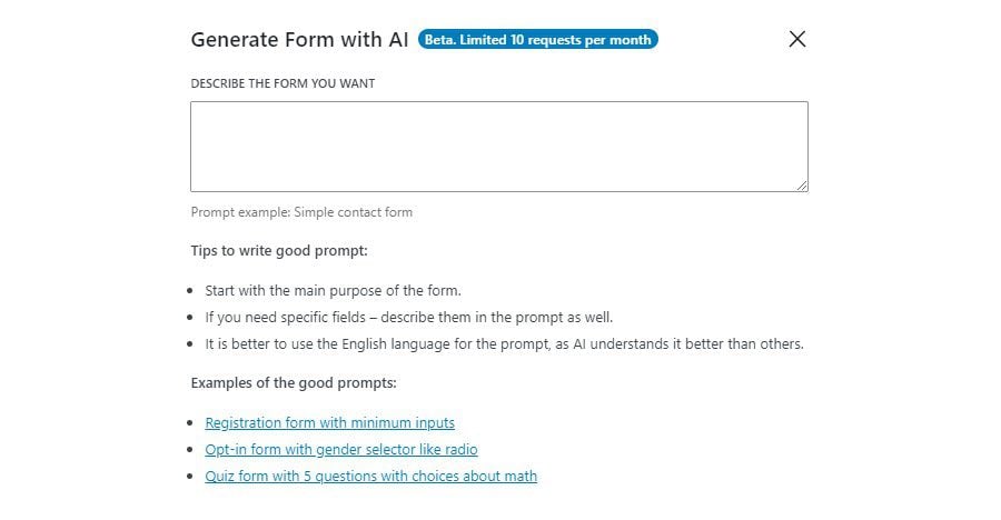 JetBrains Generate Forms with AI