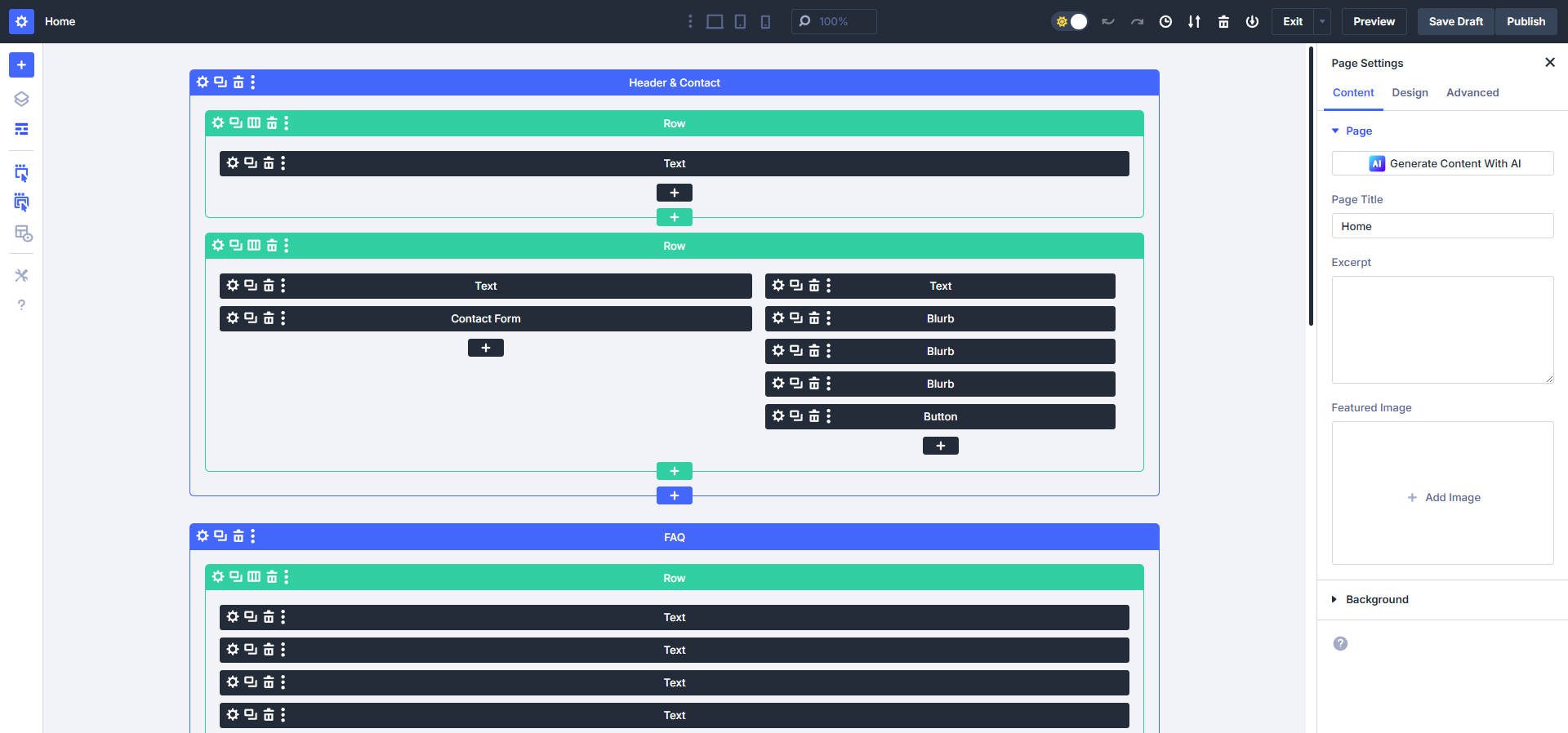 How to Design a Site with Divi Default Presets - Step 1