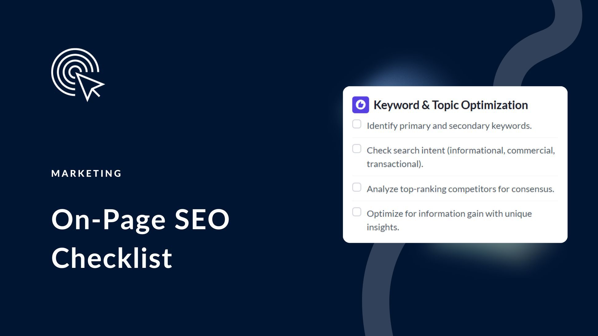 On-Page SEO Checklist (Every Task For New & Existing Pages)