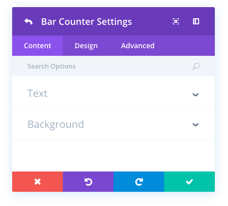 bar counters module